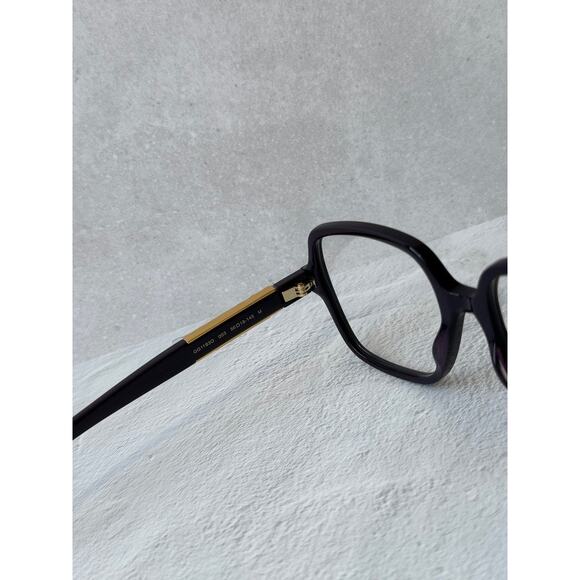NEW Gucci GG1193O Purple Gold Logo Eyeglasses Frames